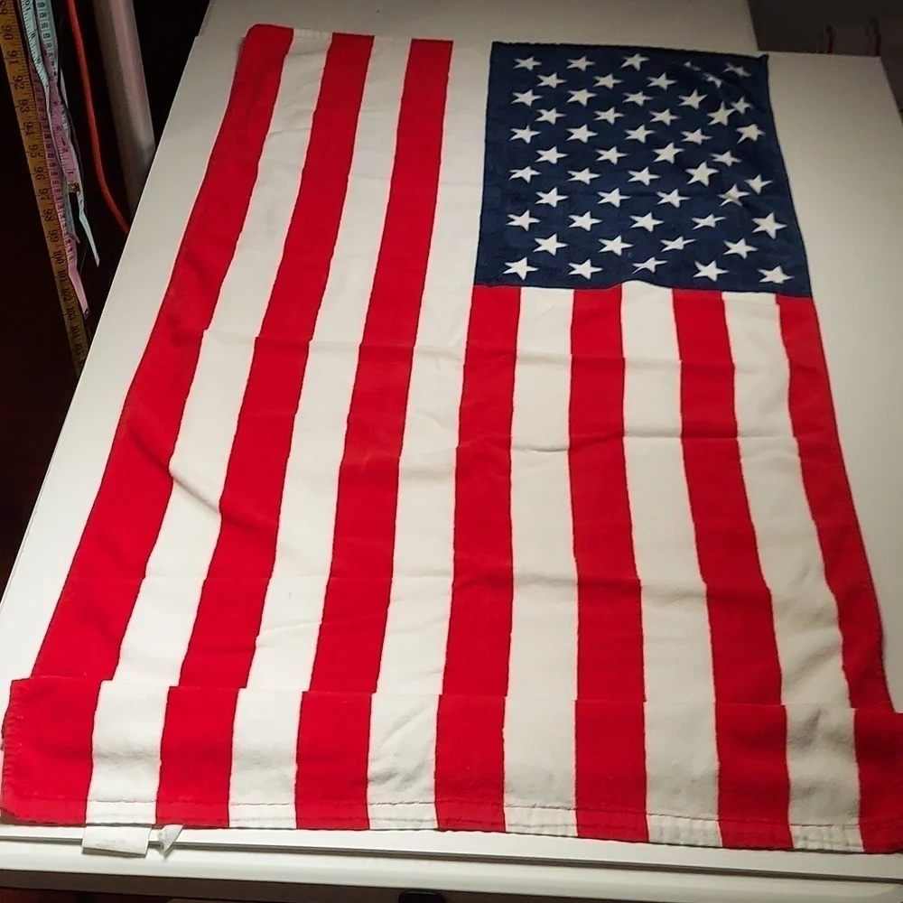 OLD GLORY USA FLAG TOWEL 100% Cotton 28x58